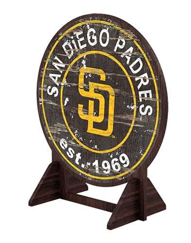 Fan Creations Desktop Stand San Diego Padres Desktop Circle Logo Stand