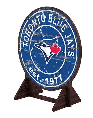 Fan Creations Desktop Stand Toronto Blue Jays Desktop Circle Logo Stand