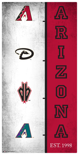 Fan Creations Home Decor Arizona Diamondbacks Team Logo Progression 6x12