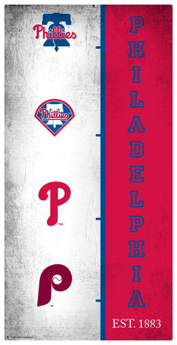 Fan Creations Home Decor Philadelphia Phillies Team Logo Progression 6x12