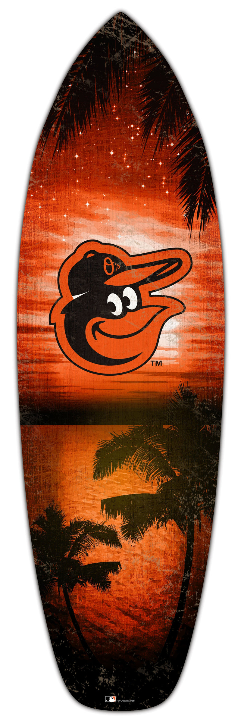 Load image into Gallery viewer, Fan Creations 24inch MLB Baltimore Orioles Surfboard Wall Art
