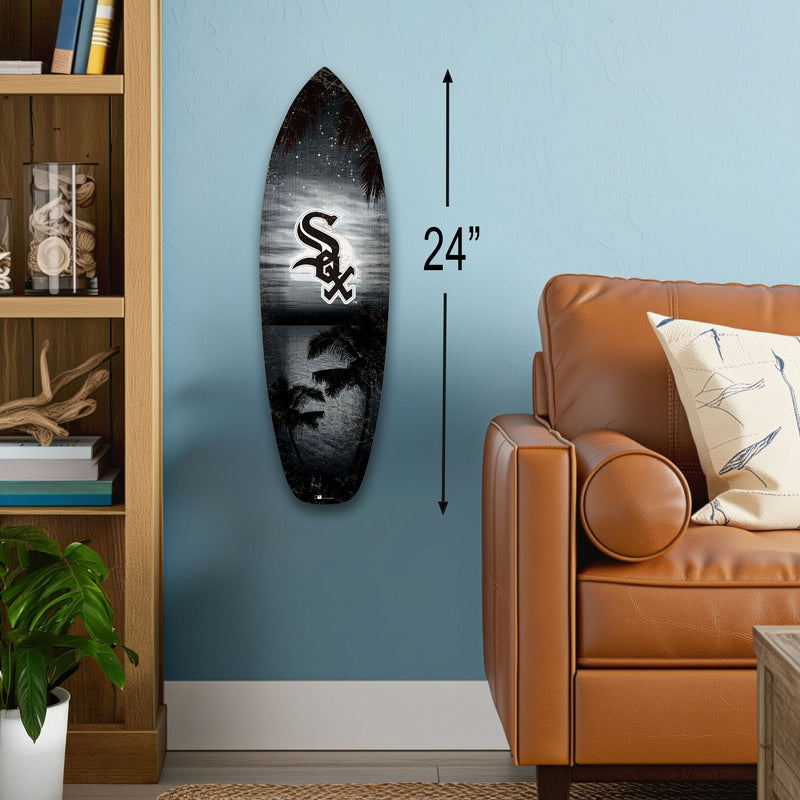 Load image into Gallery viewer, Fan Creations 24inch MLB Chicago White Sox Surfboard Wall Art
