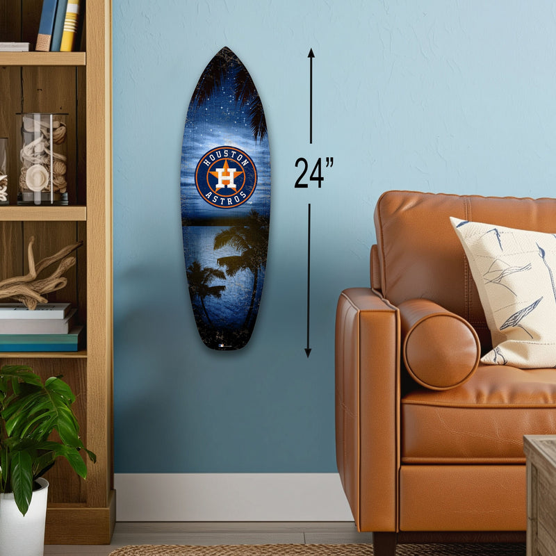 Load image into Gallery viewer, Fan Creations 24inch MLB Houston Astros Surfboard Wall Art
