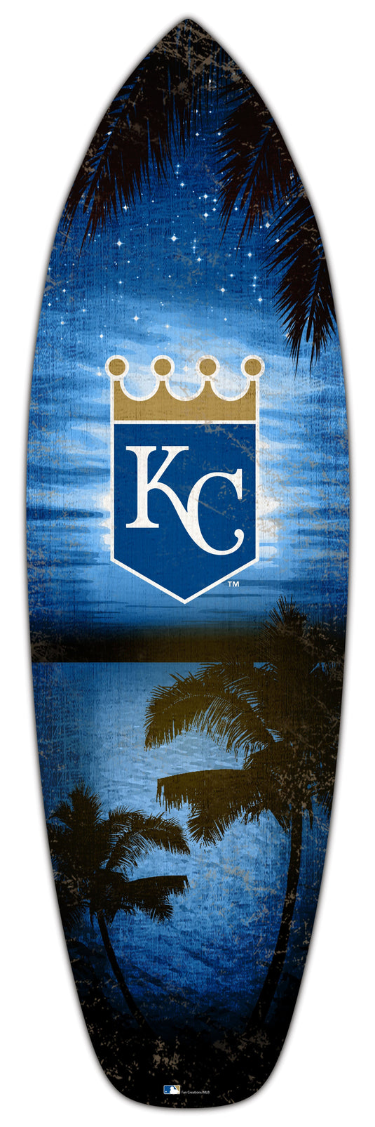 Fan Creations 24inch MLB Kansas City Royals Surfboard Wall Art