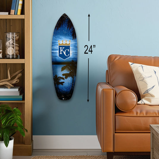 Fan Creations 24inch MLB Kansas City Royals Surfboard Wall Art