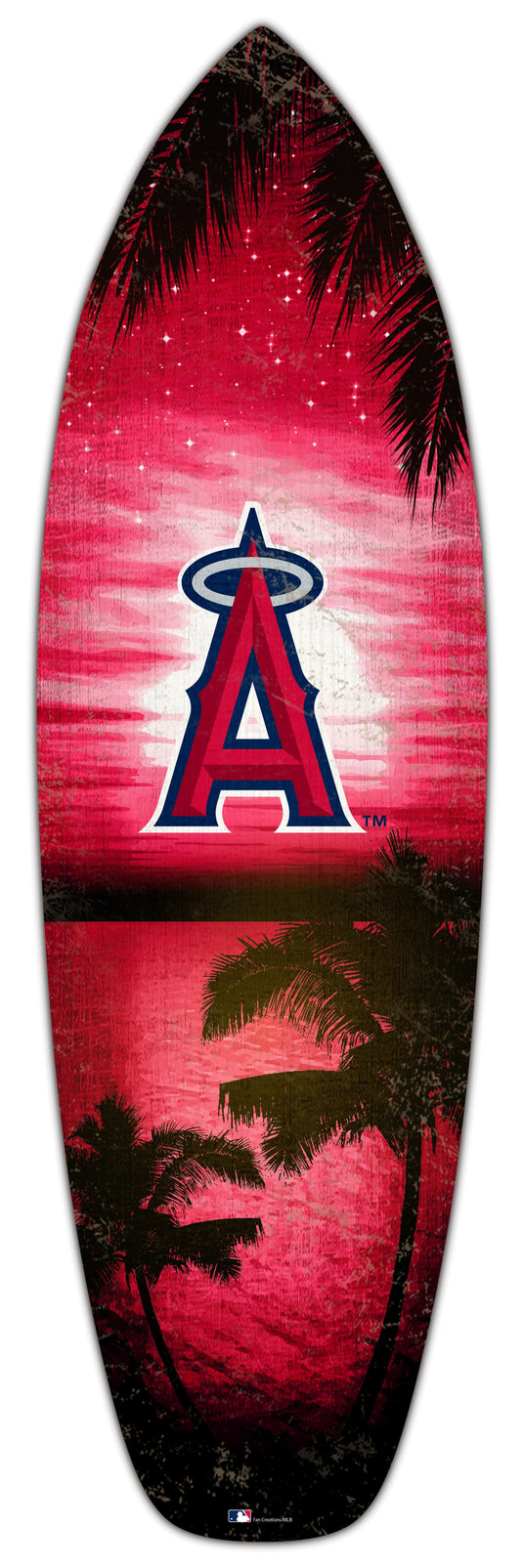 Fan Creations 24inch MLB Los Angeles Angels Surfboard Wall Art