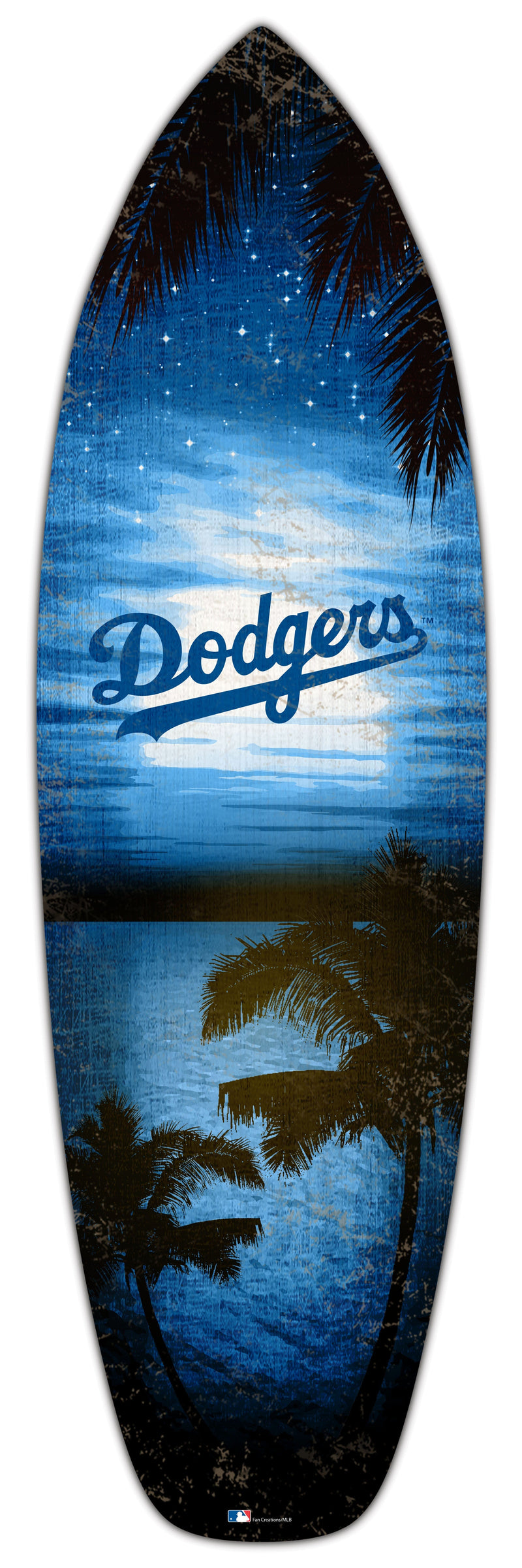 Load image into Gallery viewer, Fan Creations 24inch MLB Los Angeles Dodgers Surfboard Wall Art
