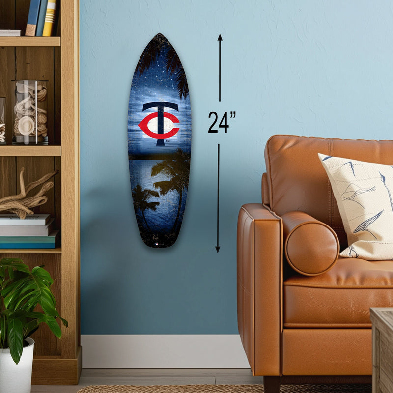 Load image into Gallery viewer, Fan Creations 24inch MLB Minnesota Twins Surfboard Wall Art

