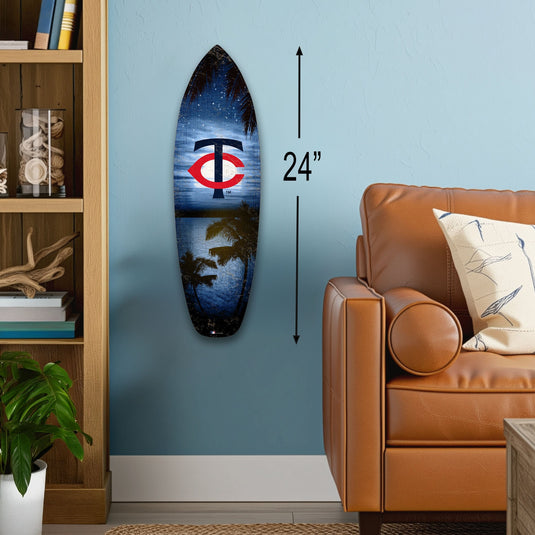 Fan Creations 24inch MLB Minnesota Twins Surfboard Wall Art