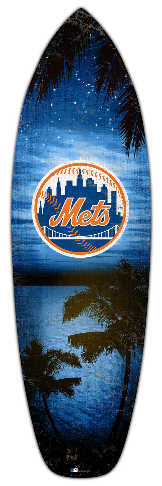 Fan Creations 24inch MLB New York Mets Surfboard Wall Art