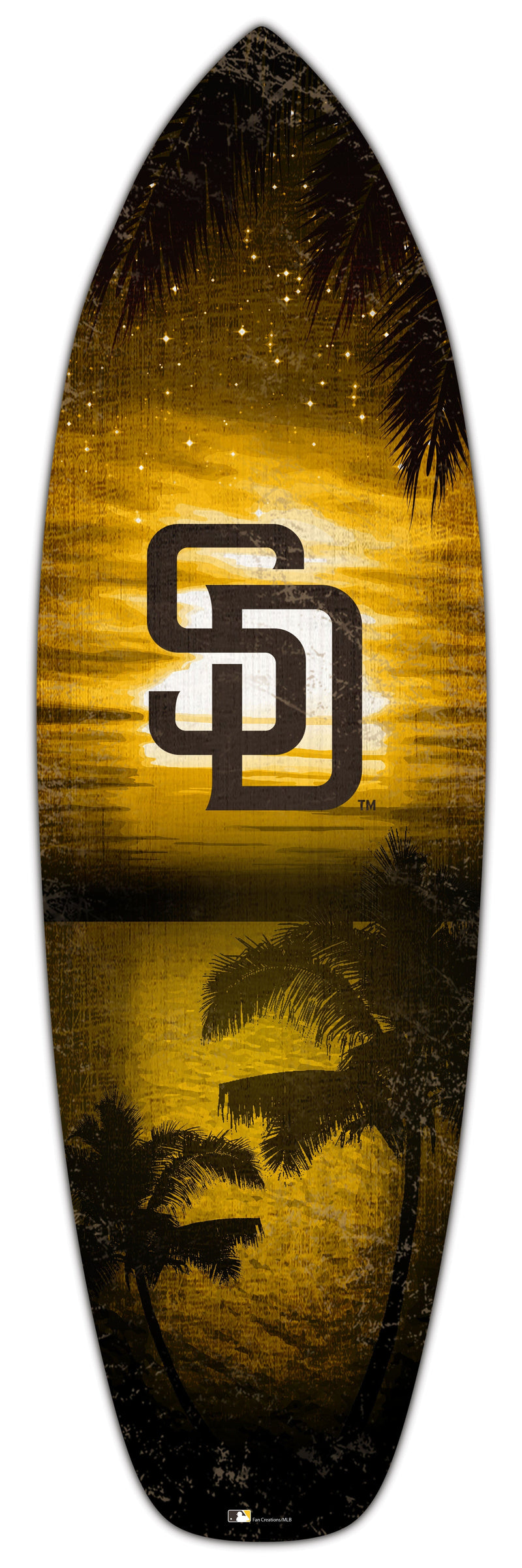 Load image into Gallery viewer, Fan Creations 24inch MLB San Diego Padres Surfboard Wall Art
