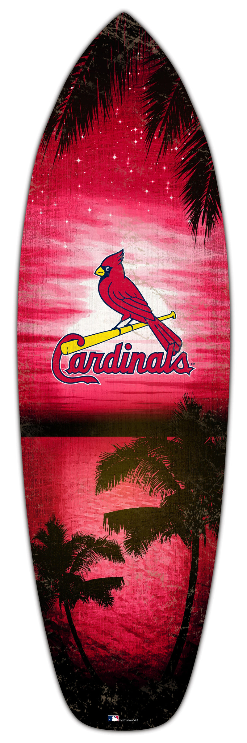 Load image into Gallery viewer, Fan Creations 24inch MLB St. Louis Cardinals Surfboard Wall Art
