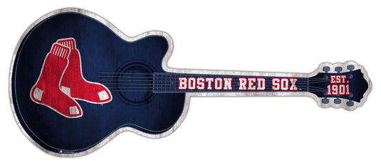 Fan Creations 24in Guitar MLB Boston Red Sox team wall art sign