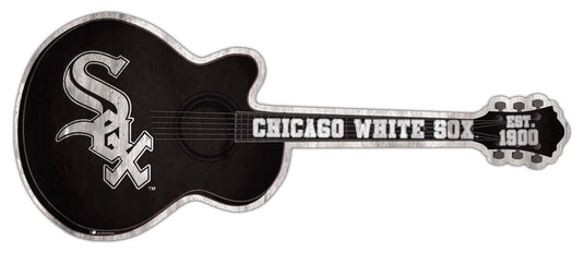 Fan Creations 24in Guitar MLB Chicago White Sox team wall art sign