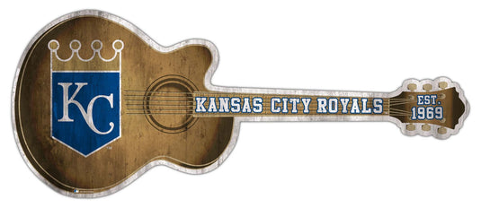 Fan Creations 24in Guitar MLB Kansas City Royals team wall art sign