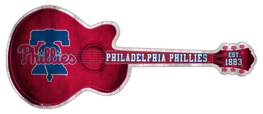 Fan Creations 24in Guitar MLB Philadelphia Phillies team wall art sign