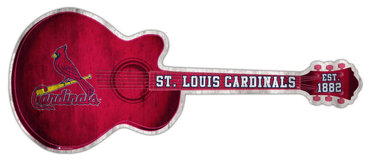 Fan Creations 24in Guitar MLB St. Louis Cardinals team wall art sign