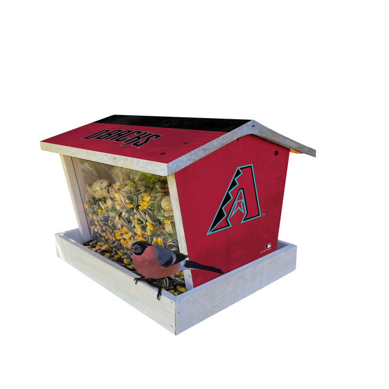 Load image into Gallery viewer, Fan Creations Outdoor MLB Arizona Diamondbacks Bird Feeder for Sports Fans - Assembled
