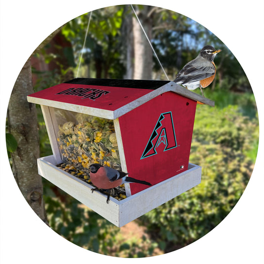 Fan Creations Outdoor MLB Arizona Diamondbacks Bird Feeder for Sports Fans - Assembled