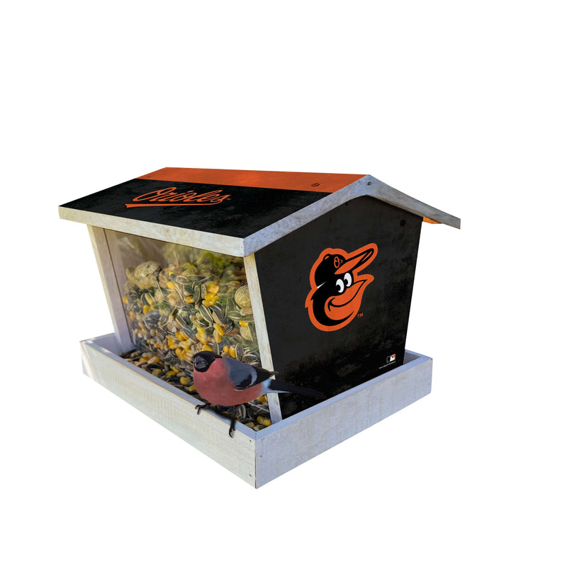 Load image into Gallery viewer, Fan Creations Outdoor MLB Baltimore Orioles Bird Feeder for Sports Fans - Assembled
