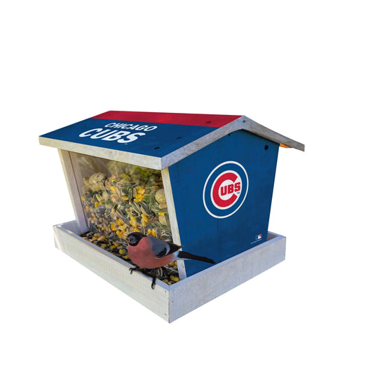 Fan Creations Outdoor MLB Chicago Cubs Bird Feeder for Sports Fans - Assembled