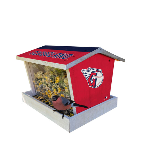 Fan Creations Outdoor MLB Cleveland Guardians Bird Feeder for Sports Fans - Assembled