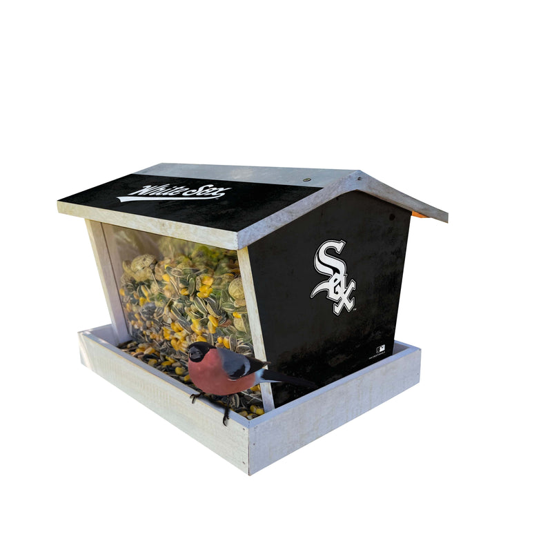 Load image into Gallery viewer, Fan Creations Outdoor MLB Chicago White Sox Bird Feeder for Sports Fans - Assembled
