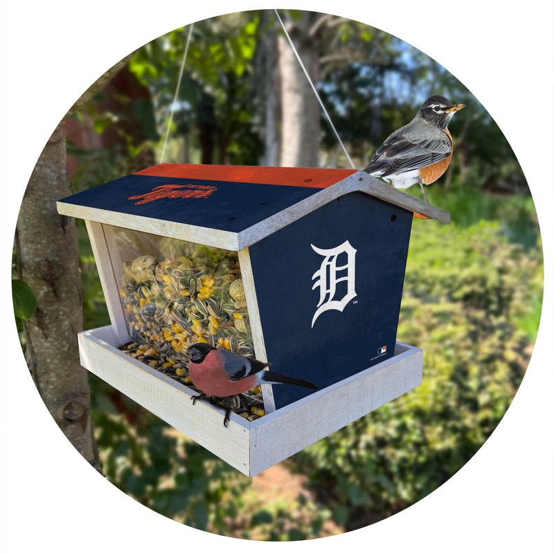 Load image into Gallery viewer, Fan Creations Outdoor MLB Detroit Tigers Bird Feeder for Sports Fans - Assembled
