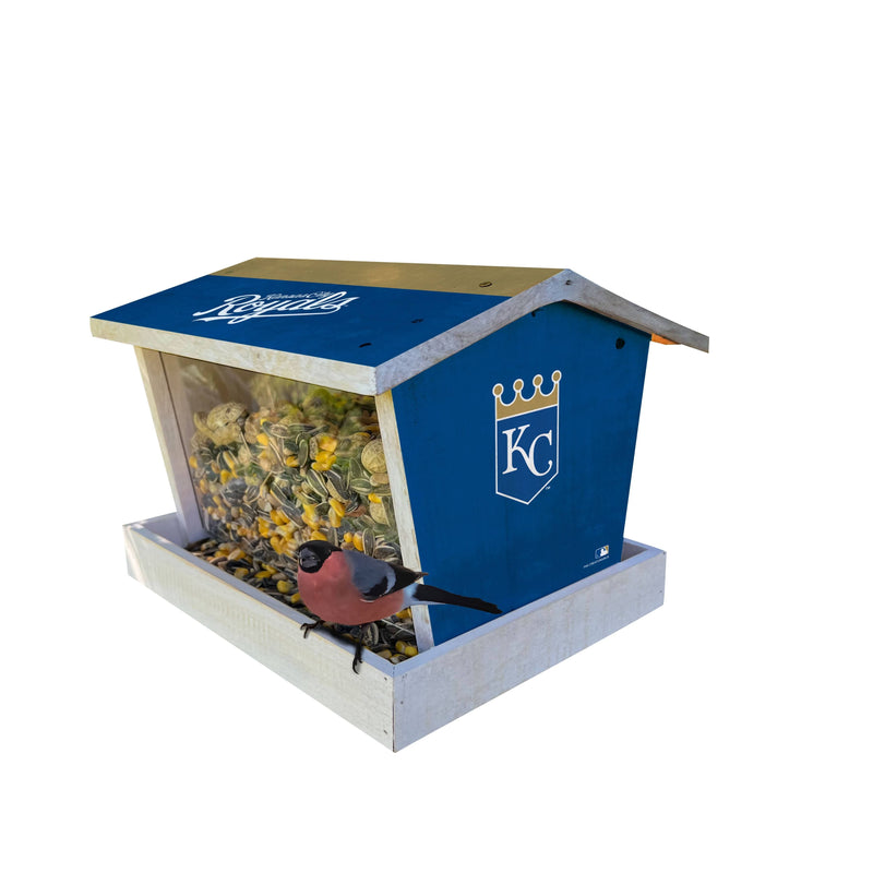 Load image into Gallery viewer, Fan Creations Outdoor MLB Kansas City Royals Bird Feeder for Sports Fans - Assembled
