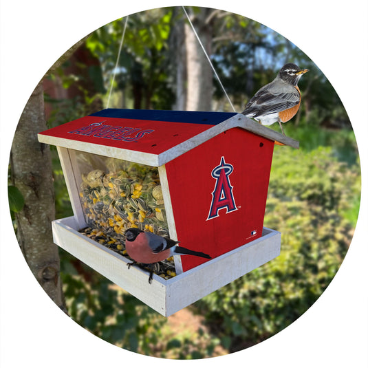 Fan Creations Outdoor MLB Los Angeles Angels Bird Feeder for Sports Fans - Assembled
