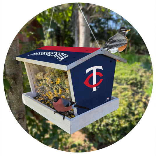 Fan Creations Outdoor MLB Minnesota Twins Bird Feeder for Sports Fans - Assembled