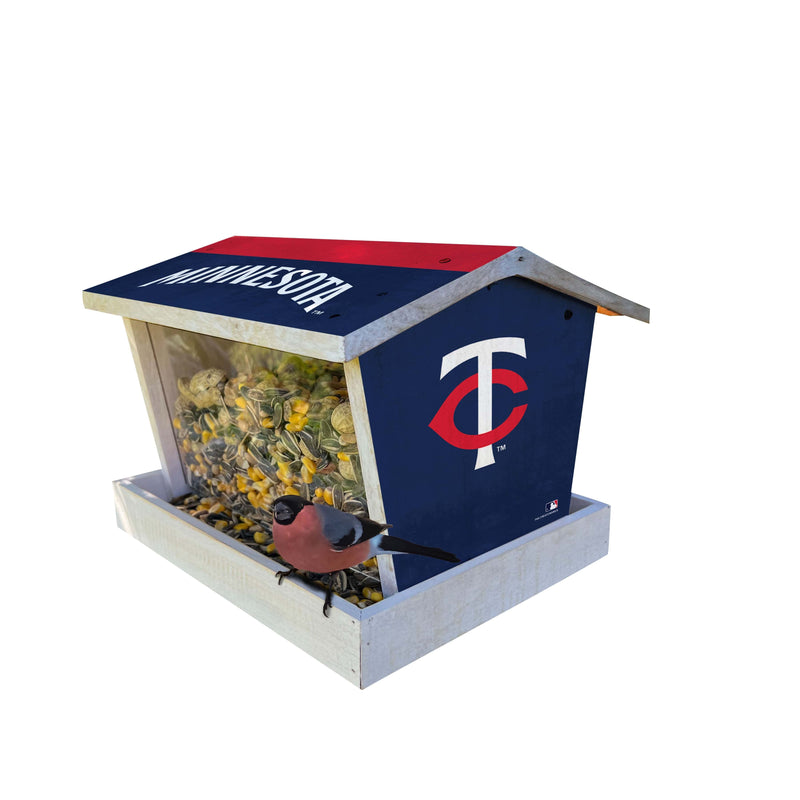 Load image into Gallery viewer, Fan Creations Outdoor MLB Minnesota Twins Bird Feeder for Sports Fans - Assembled
