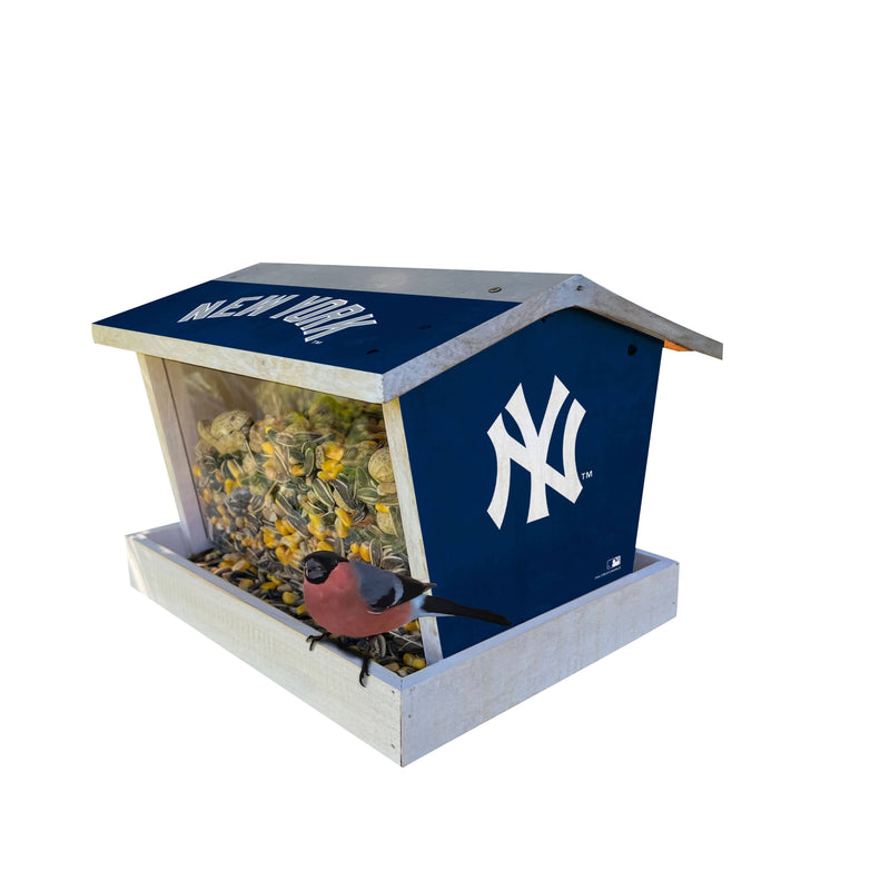Load image into Gallery viewer, Fan Creations Outdoor MLB New York Yankees Bird Feeder for Sports Fans - Assembled
