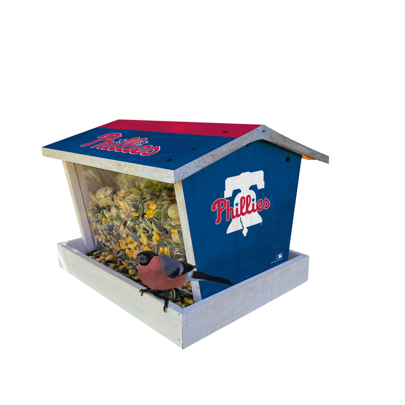 Load image into Gallery viewer, Fan Creations Outdoor MLB Philadelphia Phillies Bird Feeder for Sports Fans - Assembled
