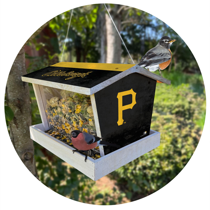 Load image into Gallery viewer, Fan Creations Outdoor MLB Pittsburgh Pirates Bird Feeder for Sports Fans - Assembled
