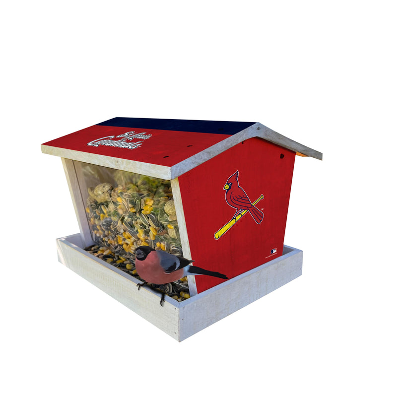 Load image into Gallery viewer, Fan Creations Outdoor MLB St. Louis Cardinals Bird Feeder for Sports Fans - Assembled
