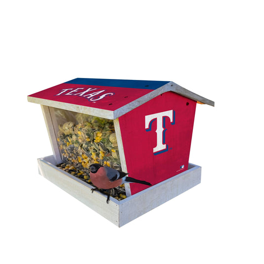 Fan Creations Outdoor MLB Texas Rangers Bird Feeder for Sports Fans - Assembled