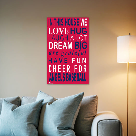 Fan Creations MLB Los Angeles Angels in This House 11x19 Wall Decor