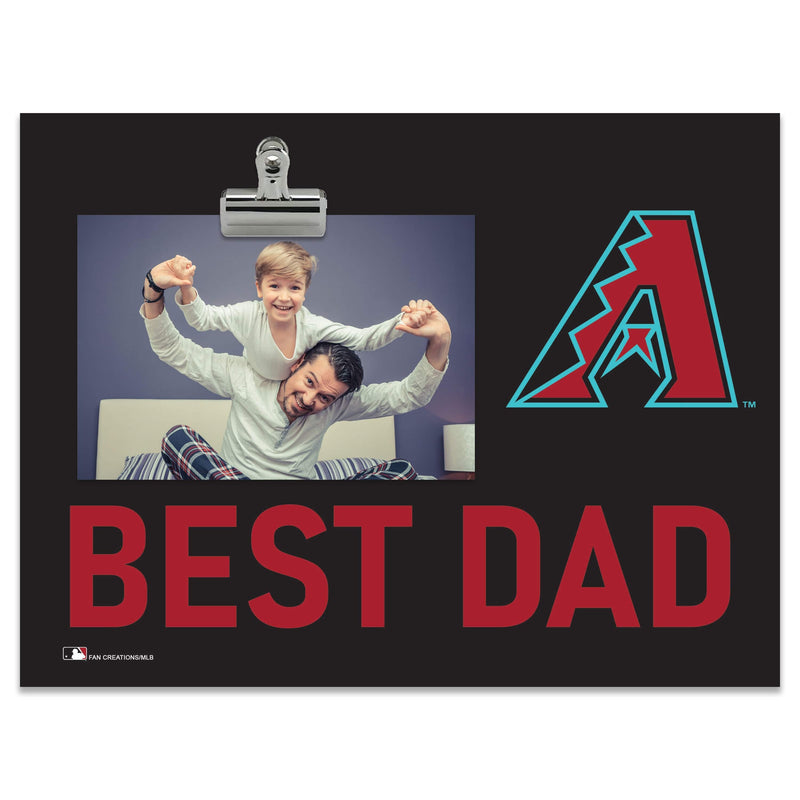 Load image into Gallery viewer, Fan Creations Best Dad MLB Arizona Diamondbacks Clip Frame

