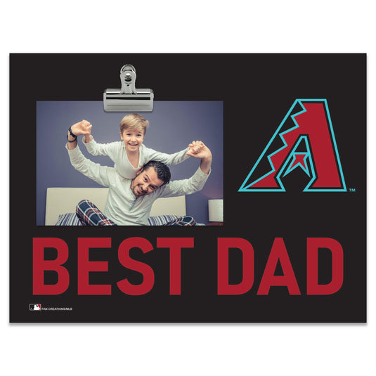 Fan Creations Best Dad MLB Arizona Diamondbacks Clip Frame