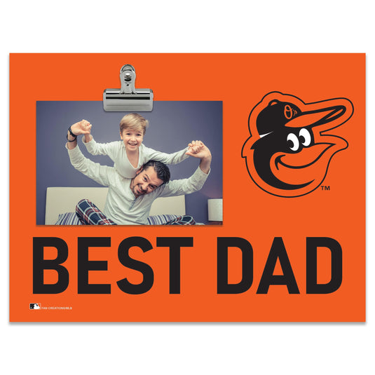 Fan Creations Best Dad MLB Baltimore Orioles Clip Frame