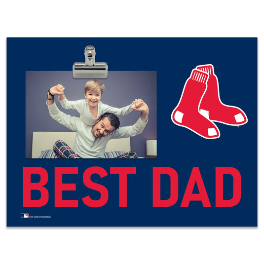Fan Creations Best Dad MLB Boston Red Sox Clip Frame