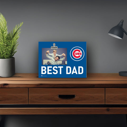 Fan Creations Best Dad MLB Chicago Cubs Clip Frame