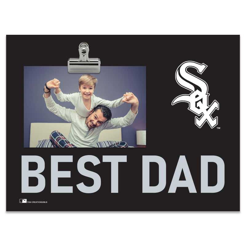 Load image into Gallery viewer, Fan Creations Best Dad MLB Chicago White Sox Clip Frame
