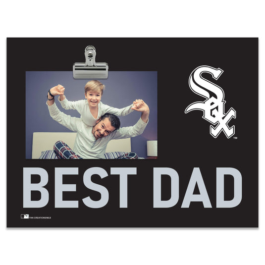 Fan Creations Best Dad MLB Chicago White Sox Clip Frame