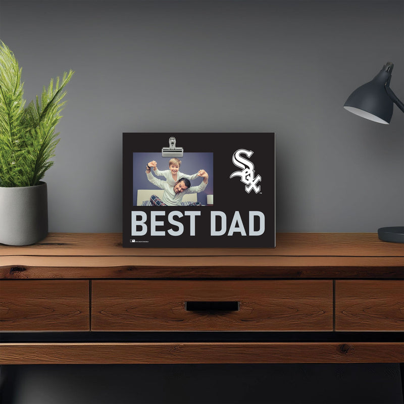 Load image into Gallery viewer, Fan Creations Best Dad MLB Chicago White Sox Clip Frame
