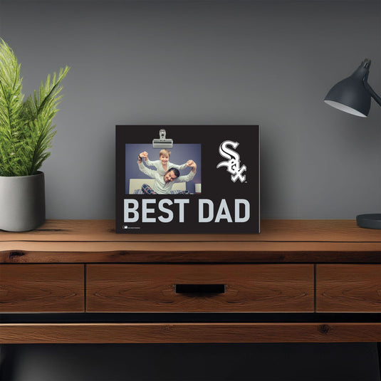 Fan Creations Best Dad MLB Chicago White Sox Clip Frame
