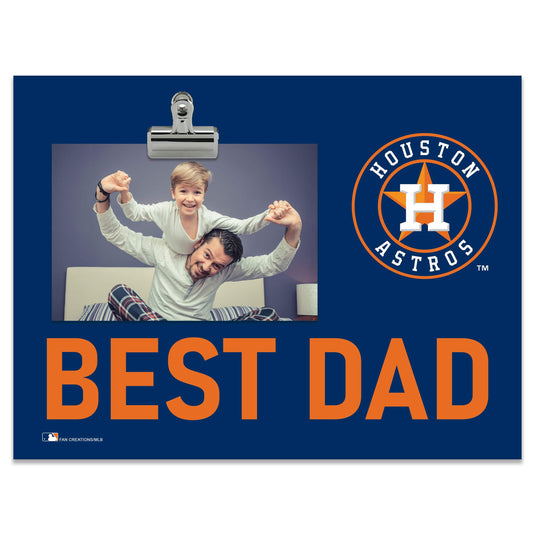 Fan Creations Best Dad MLB Houston Astros Clip Frame