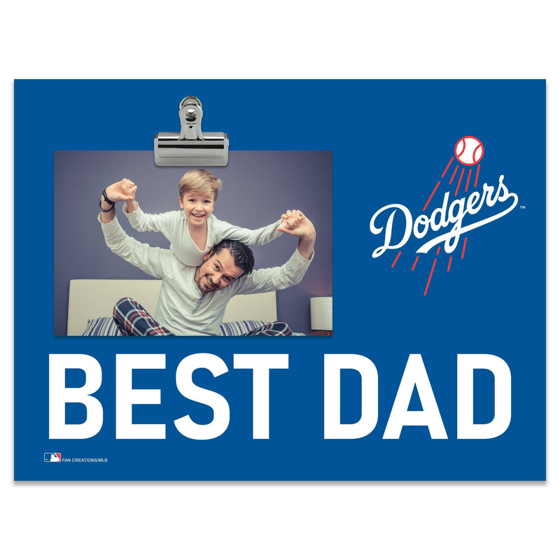 Load image into Gallery viewer, Fan Creations Best Dad MLB Los Angeles Dodgers Clip Frame
