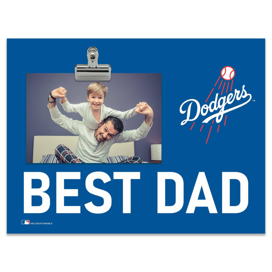 Fan Creations Best Dad MLB Los Angeles Dodgers Clip Frame